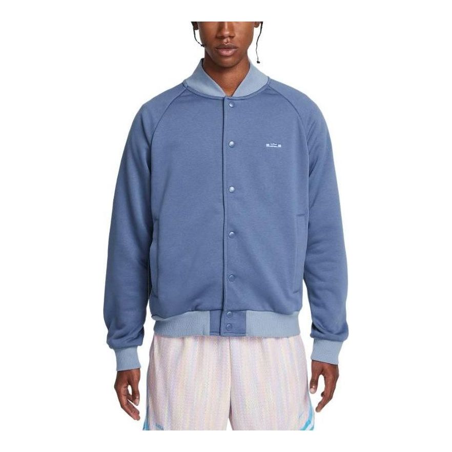 Nike LeBron Standard Issue Therma-FIT Basketball Jacket 'Blue White' FZ1034-491