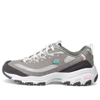 (WMNS) Skechers D'Lites 1.0 Low-Top Running Shoes Grey 11947-GYLP