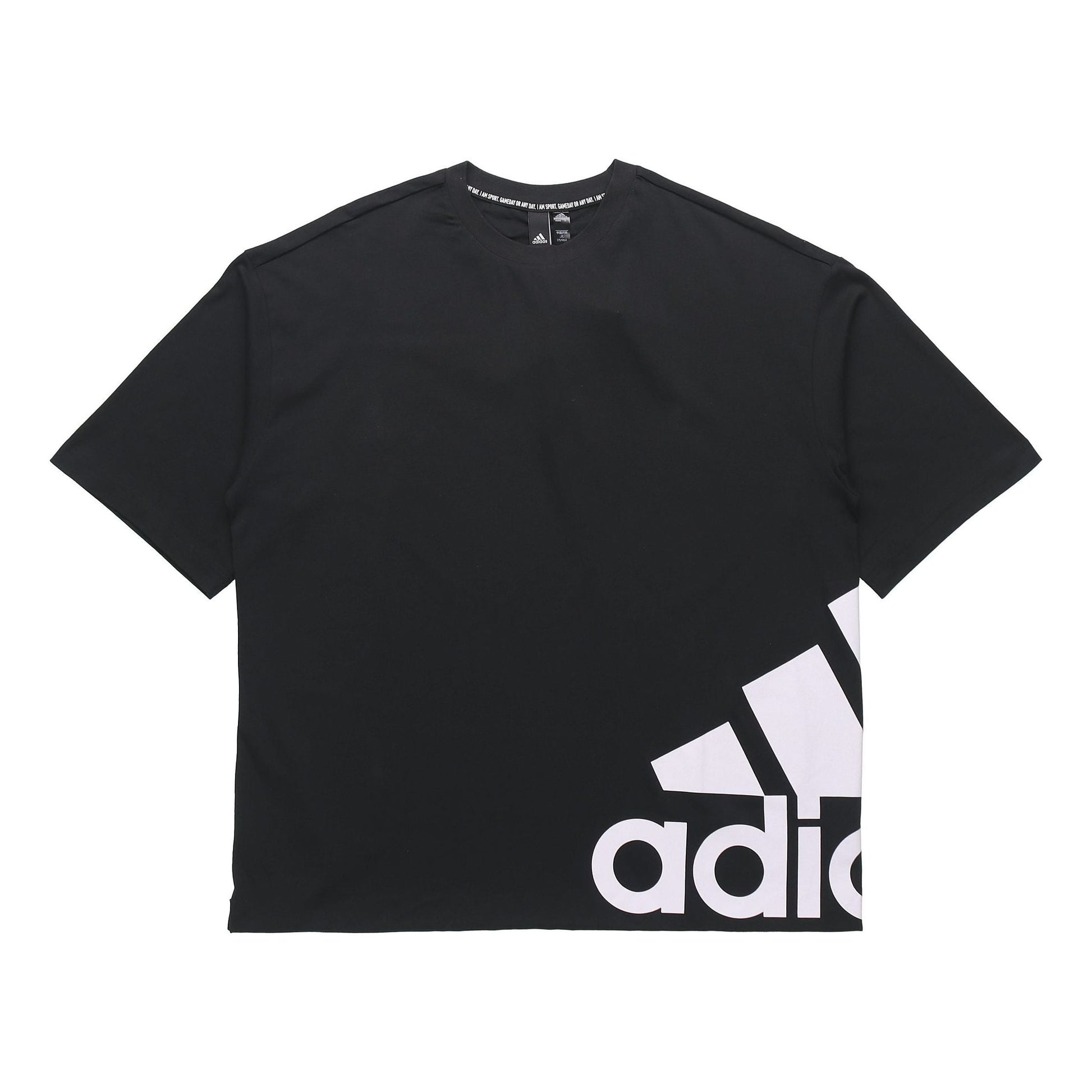 adidas Mh Boxbos Tee Side Large Logo Short Sleeve Black GC7288