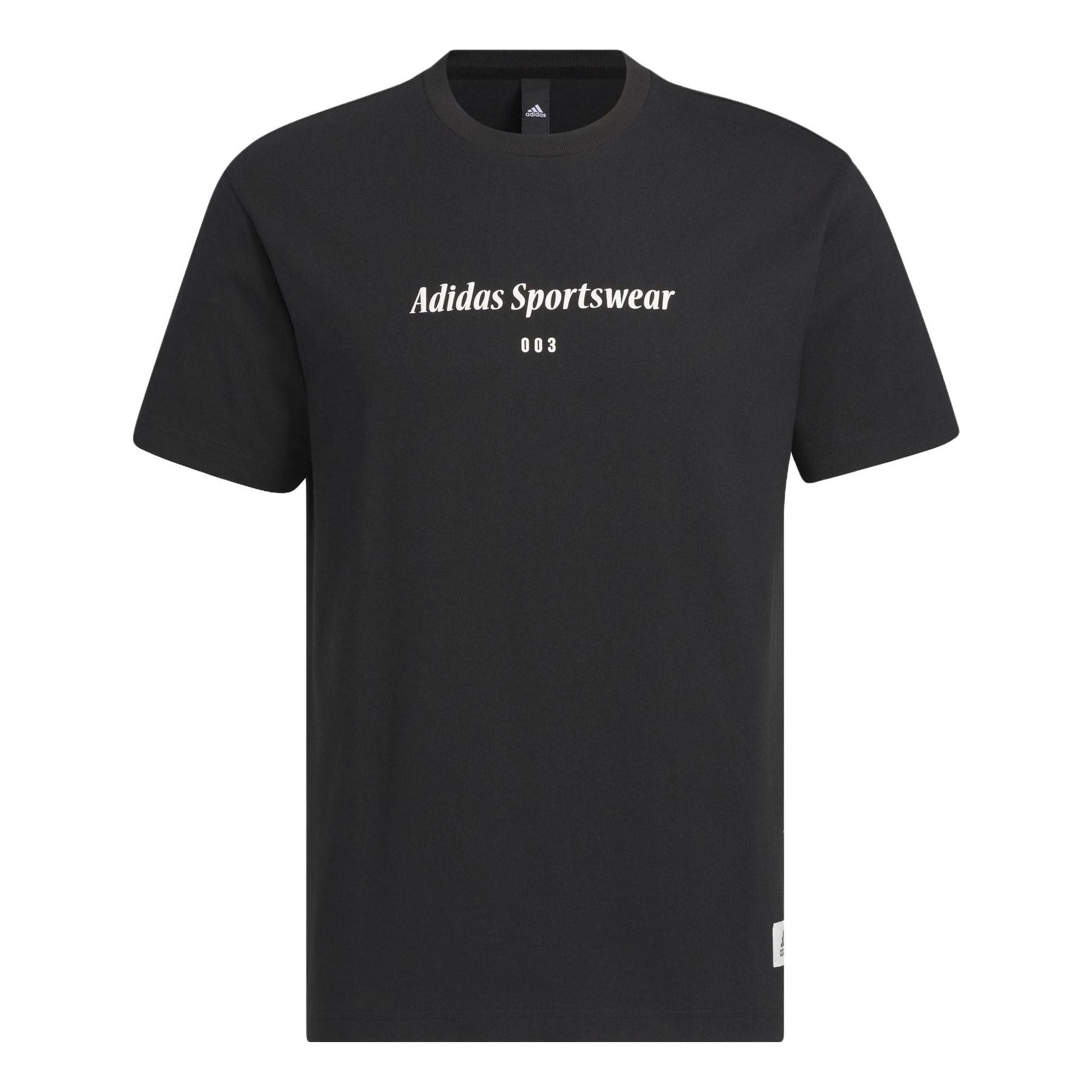 adidas Sportswear Lounge Graphic T-shirt 'Black' IP4991