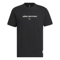 adidas Sportswear Lounge Graphic T-shirt 'Black' IP4991