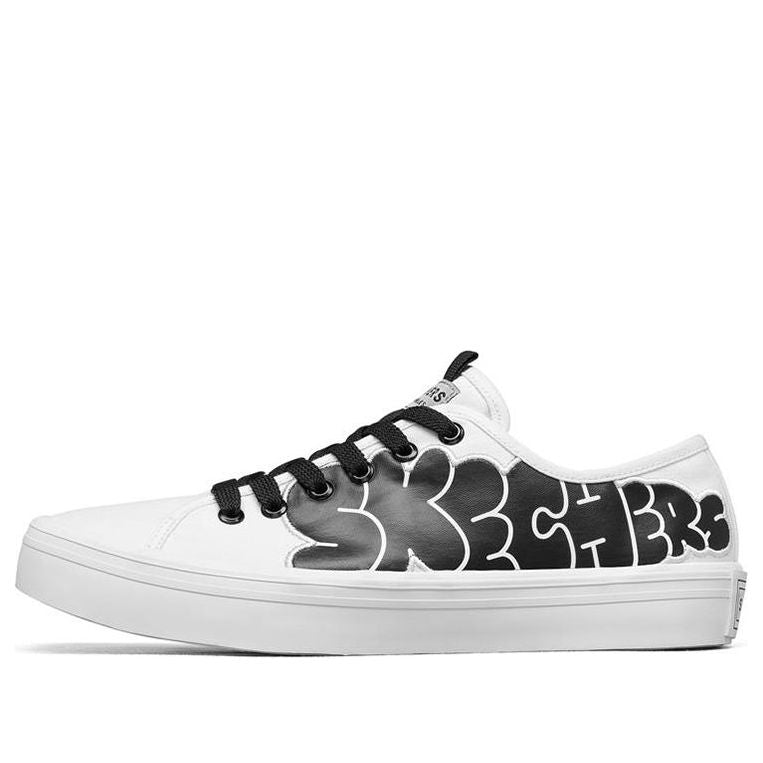 (WMNS) Jeremyville x Skechers V'Lites Low-Top Sneakers White/Black 66666301-WBK