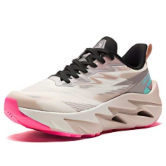 (WMNS) ANTA Running Shoes 'White Brown Pink' 122415536-3