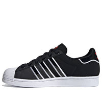 (WMNS) adidas originals Superstar Up 'Black Red White' FY4505