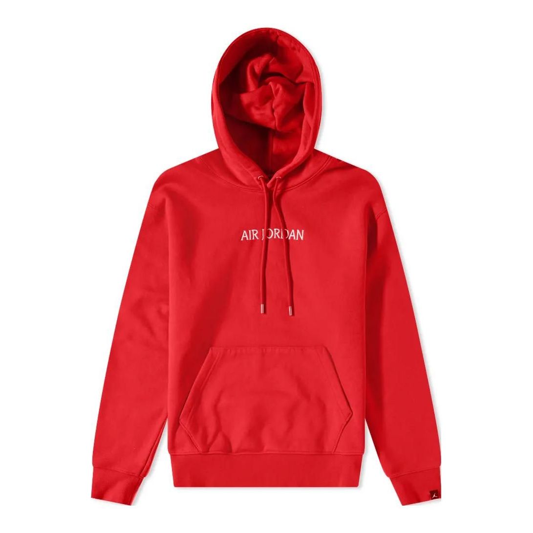 Air Jordan Woodwork Fleece Hoodie 'Fire Red' DO6094-612