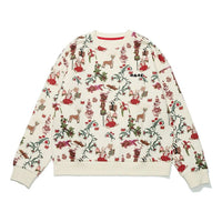 (WMNS) Li-Ning Rijindoujin Cartoon Graphic Sweatshirt 'Beige' AWDT074-8