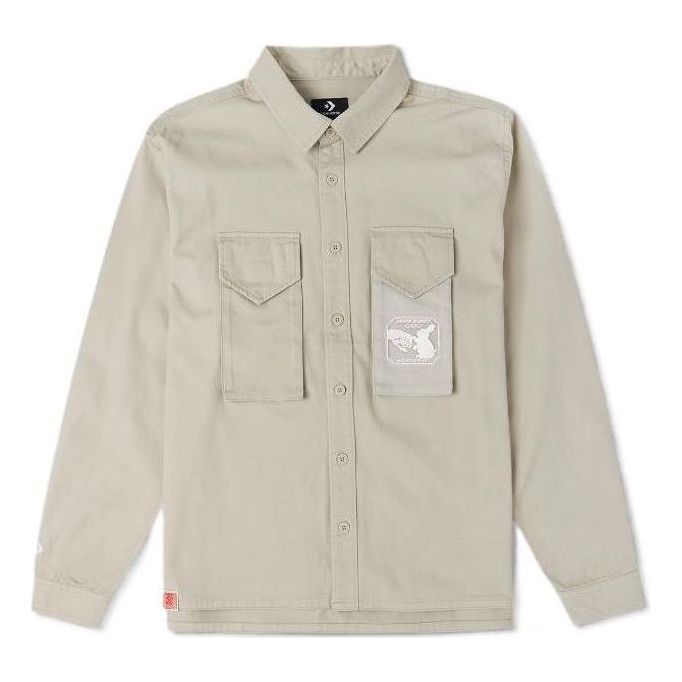 Converse YOTR Woven Shirt Asia Sizing 'Beach Stone' 10025506-A02