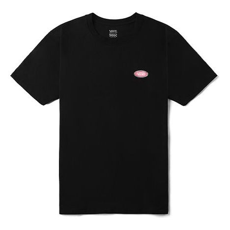 (WMNS) Vans Athleisure Casual Sports Short Sleeve Black VN0A4MNABLK1