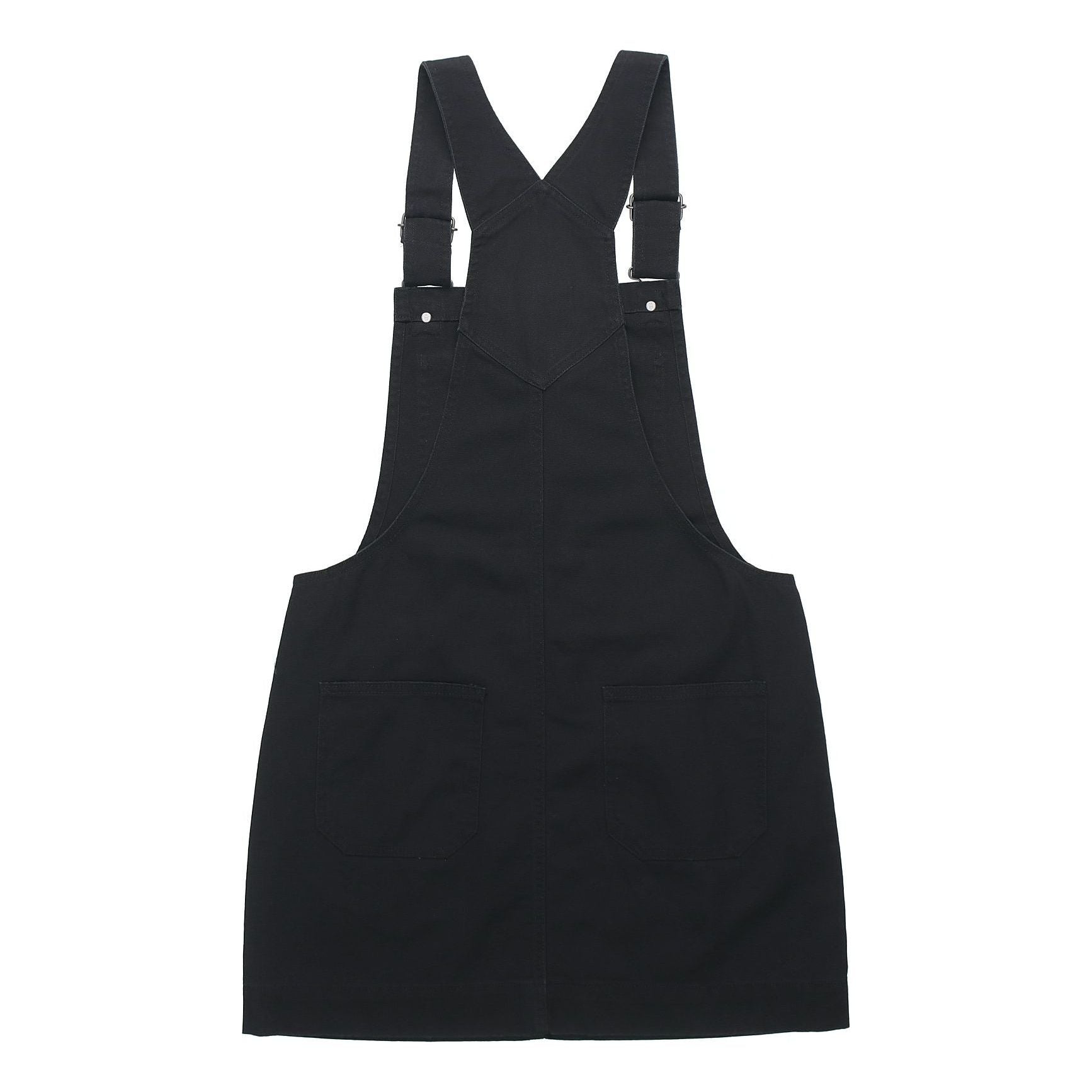 (WMNS) Converse Casual Suspender Skirt Asia Sizing 'Black' 10018415-A02