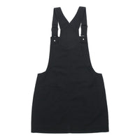 (WMNS) Converse Casual Suspender Skirt Asia Sizing 'Black' 10018415-A02