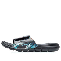 Li-Ning Badfive Basketball Slides 'Black Blue' ABTR007-4