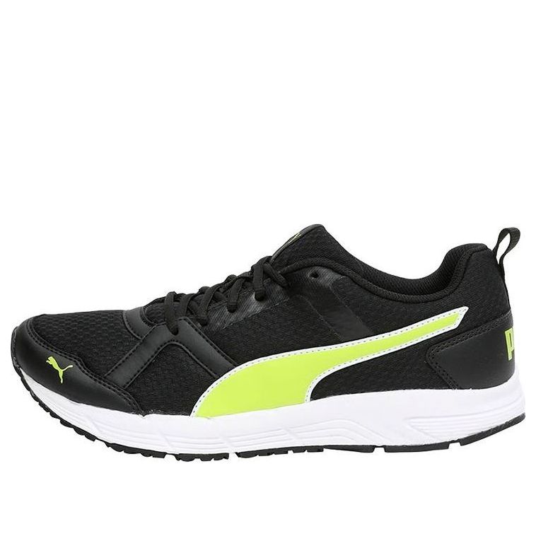 PUMA Dreton Idp Low Top Black/White/Green 368537-04