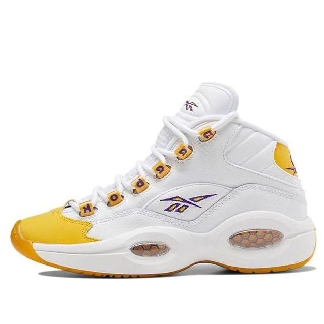 (GS) Reebok Question Mid 'Yellow Toe' FX4286