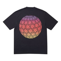 PALACE GLOBULAR T-SHIRT BLACK Back Printing Short Sleeve Unisex P19SS029