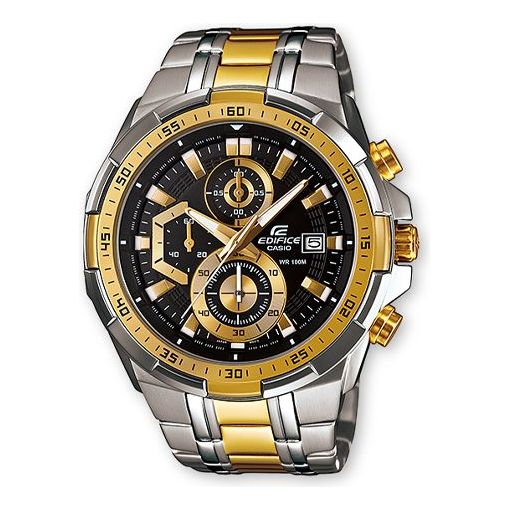 CASIO EDIFICE Waterproof Mens Silver Analog EFR-539SG-1A