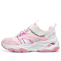 (GS) Skechers Dlites 4.0 'White Pink' 302586L-PKW