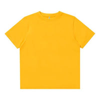 Fear of God Essentials Boxy Tee Yellow Solid Color Short Sleeve Unisex FOGCLCS-YL-01