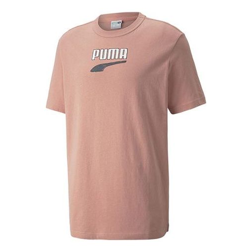 PUMA Downtown Logo Tee 'Pink' 535359-24