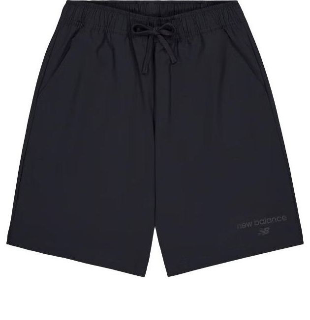 New Balance Logo Woven Shorts Asia Sizing 'Black' AMS41521-BK