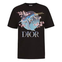 DIOR x Sorayama Dinosaur Print Tee M Black 933J602B0533-985