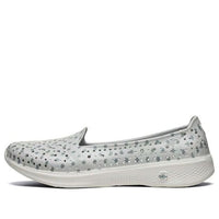 (WMNS) Skechers H2 Go Low-Top Slip-on Shoes Loafers Grey 14697-LGCC