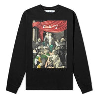 Off-White Caravaggio Multi-Color Our Lady Painting Arrow Long Sleeves Ordinary Version Black OMAB001E20JER0051010