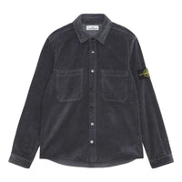 STONE ISLAND Cord Overshirt 'Lead Grey' 791511311-V0062