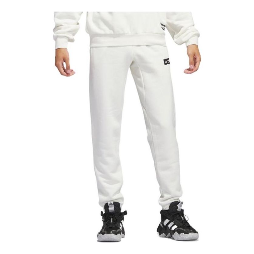 adidas Logo Sweatpants 'White' IC2441
