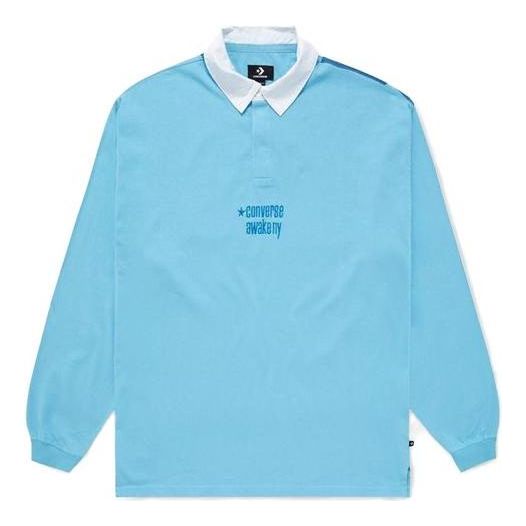 Converse x Awake NY Rugby Shirt Asia Sizing 'Baltic Sea' 10026480-A02