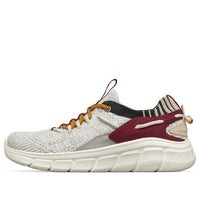 (WMNS) Skechers Bobs B Flex Sports Shoes Grey/White/Red 117115-GRY