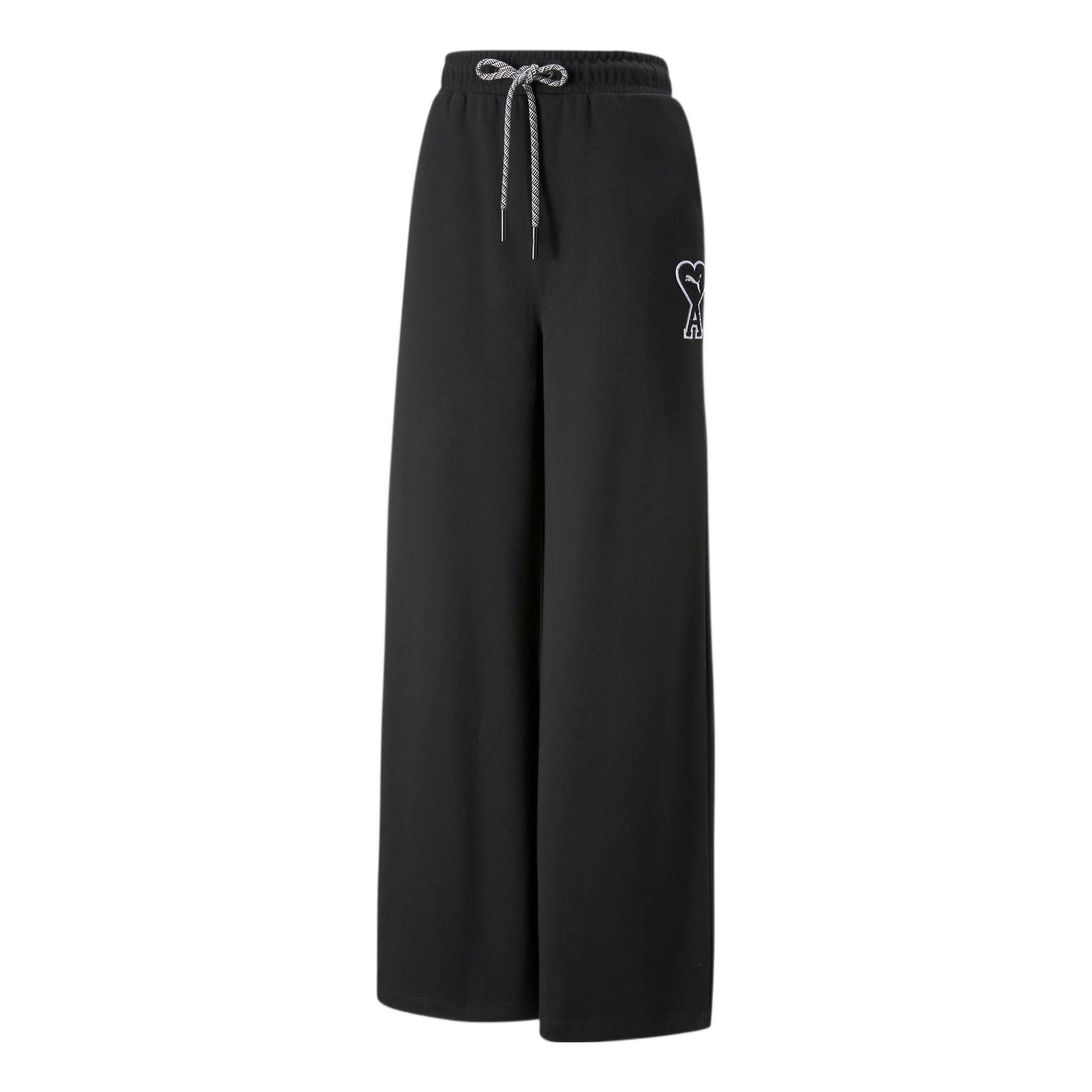 (WMNS) PUMA x AMI Logo Trousers 'Black' 535999-01