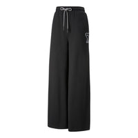 (WMNS) PUMA x AMI Logo Trousers 'Black' 535999-01