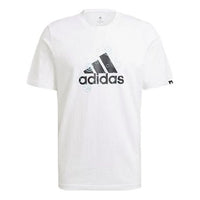 adidas M Smly Bbls T Casual Sports Round Neck Short Sleeve White GM6661