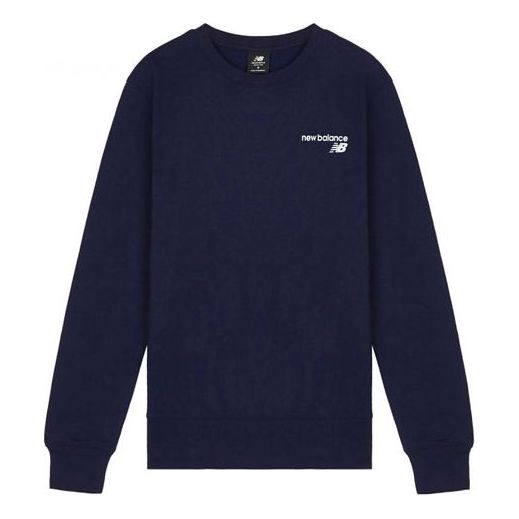 New Balance Classic Core Sweatshirt Asia Sizing 'Navy White' MT03911-PGM