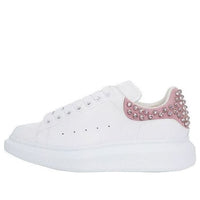 (WMNS) Alexander McQueen Sequin Oversize Shoes 'White Pink' 586393WHWKH9382