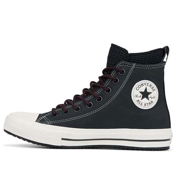Converse Chuck Taylor All Star High Nubuck Boot 'Black' 166607C