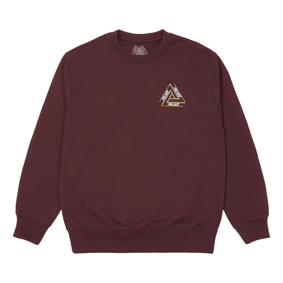 Palace FW21 Basically A Tri-Ferg Crew 'Burgundy' P21CW012
