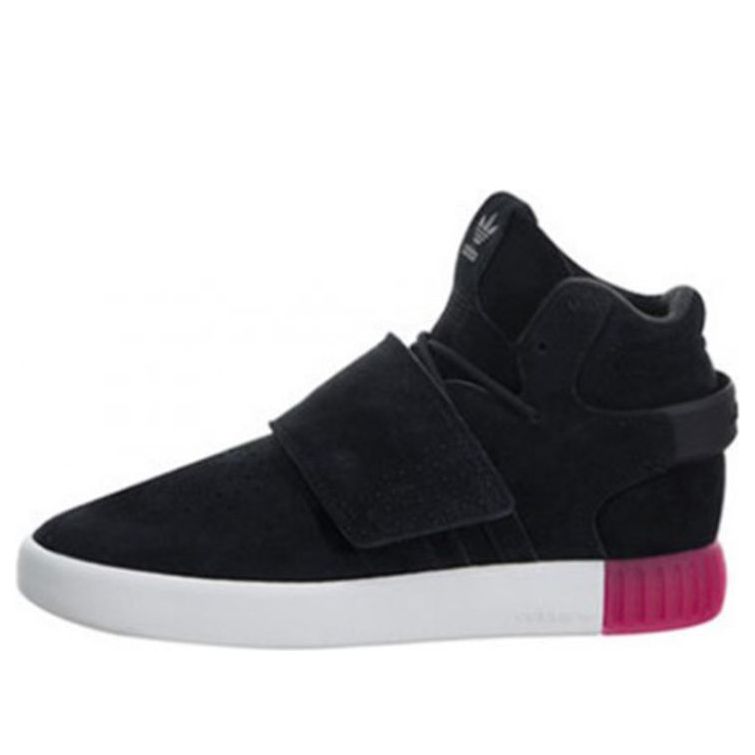 (WMNS) adidas Tubular Invader Strap 'Black White Red' B39365