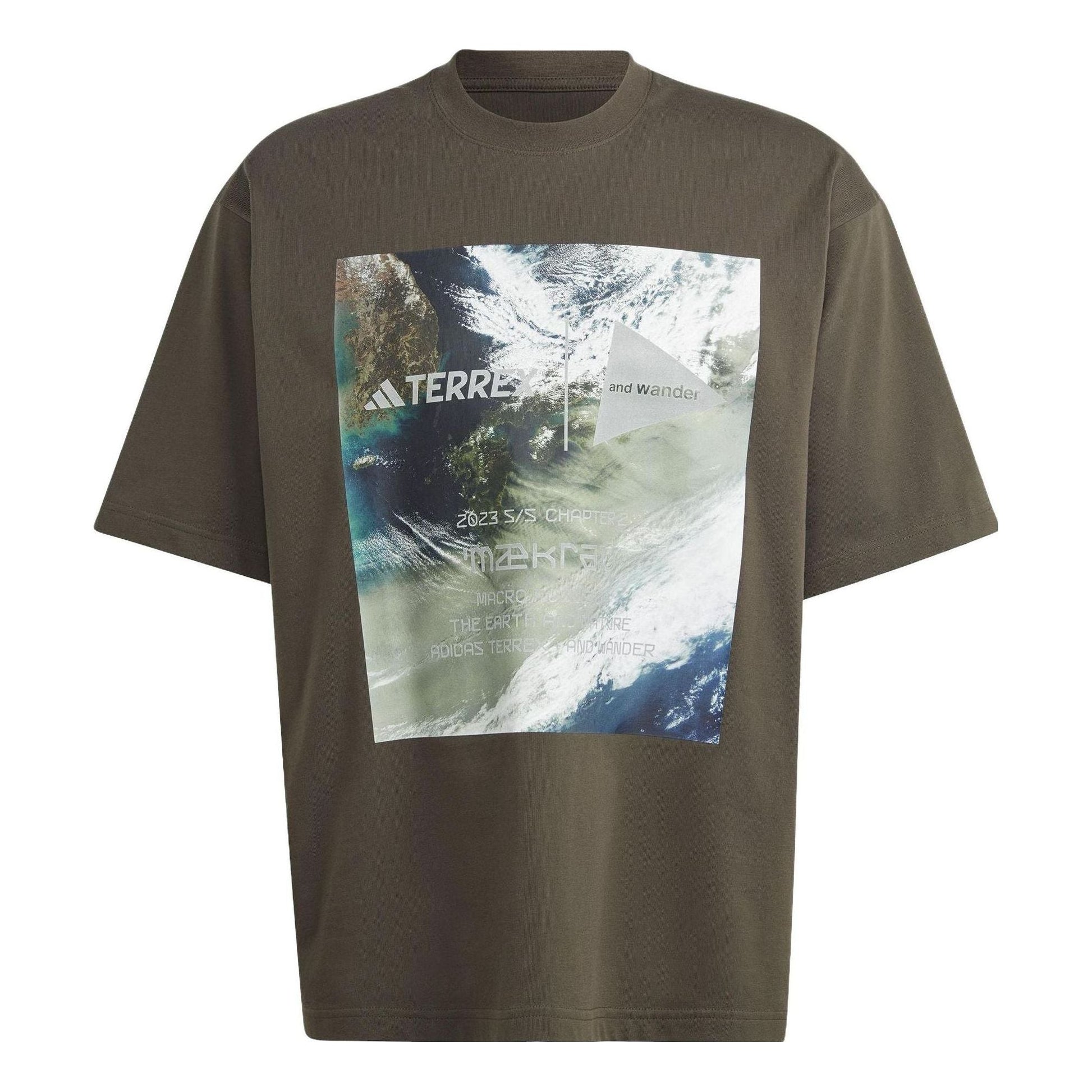 adidas Terrex X And Wander T-Shirts 'Brown' HR7143