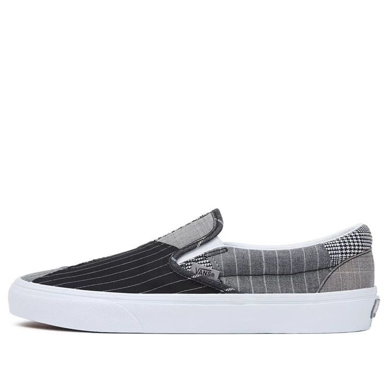 Vans Classic Slip-On Patchwork 'Gray Black' VN0A7Q4NHMU