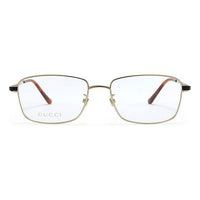 Gucci Gold Glasses Frame Fashion Square GG0576OK-005