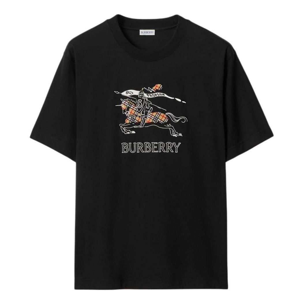 Burberry 26 EKD Sketch Cotton T-shirt 'Black' 81210331