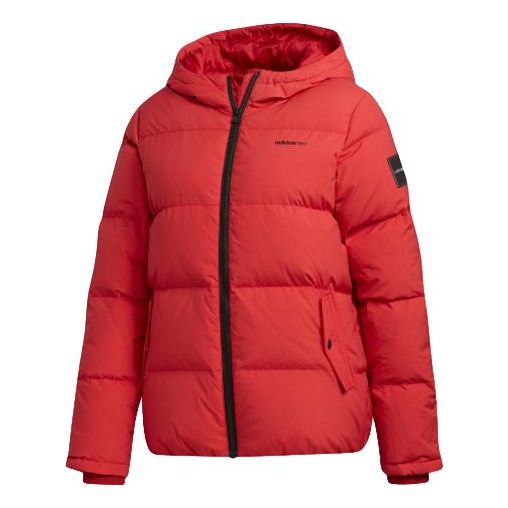 (WMNS) adidas neo Down Jacket 'Red Black' FK9966