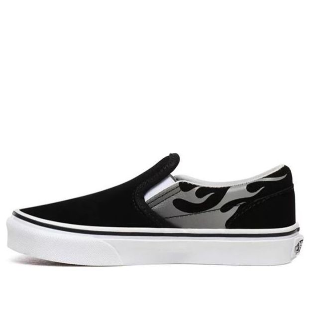 (PS) Vans Suede Flame Classic Slip-on 'Black' VN0A4BUTWKJ