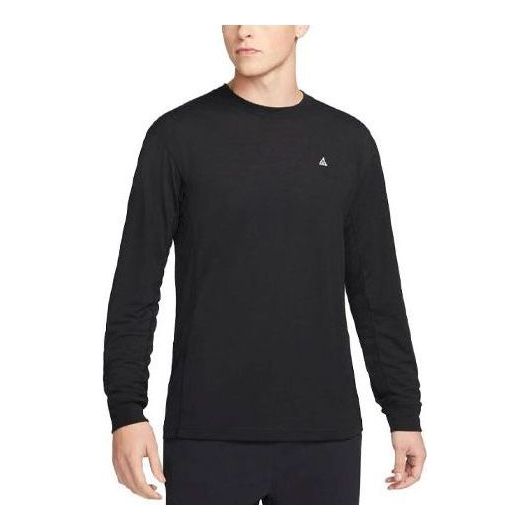 Nike Dri-Fit ACG Goat Rocks Long Sleeve T-Shirt 'Black' DO9269-010