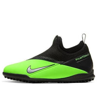 (GS) Nike Phantom Vision 2 Academy DF TF 'Green Strike Black' CD4078-306