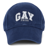 Balenciaga Embroidered Pride Cotton-Twill Baseball Cap 'Blue' 670810410B24000