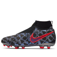 (GS) Nike Phantom Vision Elite DF FG EA 'Black Red' BQ5824-110