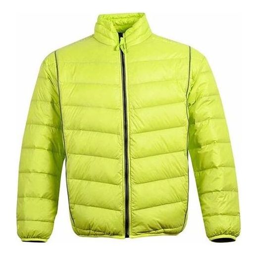 Converse Stand Collar Light Puffer Jacket Asia Sizing 'Fluorescent Green' 10020671-A01