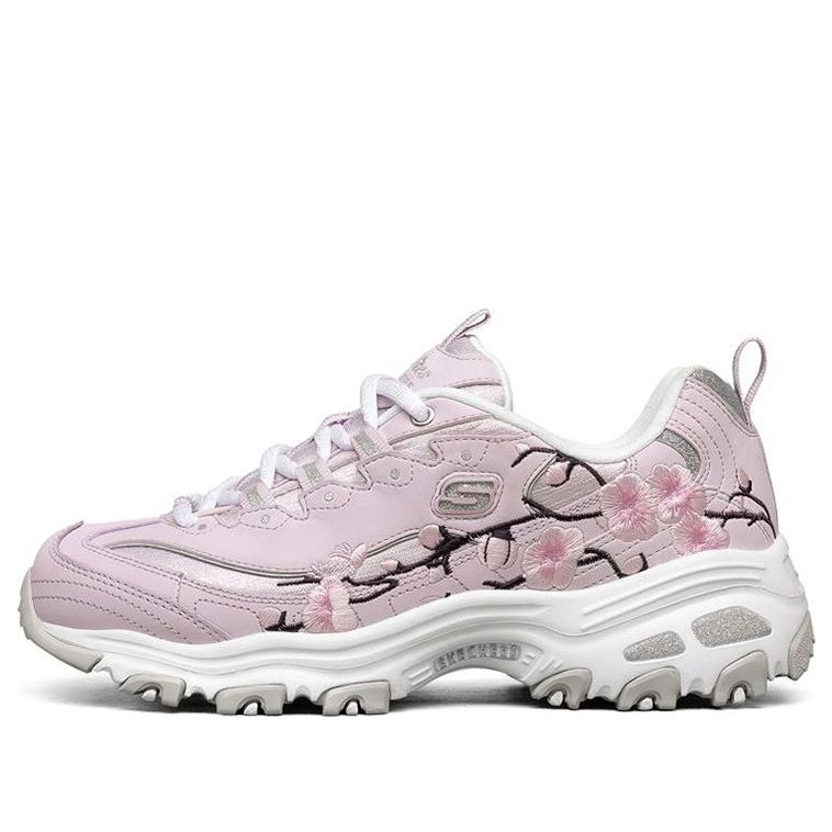 (WMNS) Skechers D'Lites 1.0 Low-Top Running Shoes Pink/Red 149239-LVPK